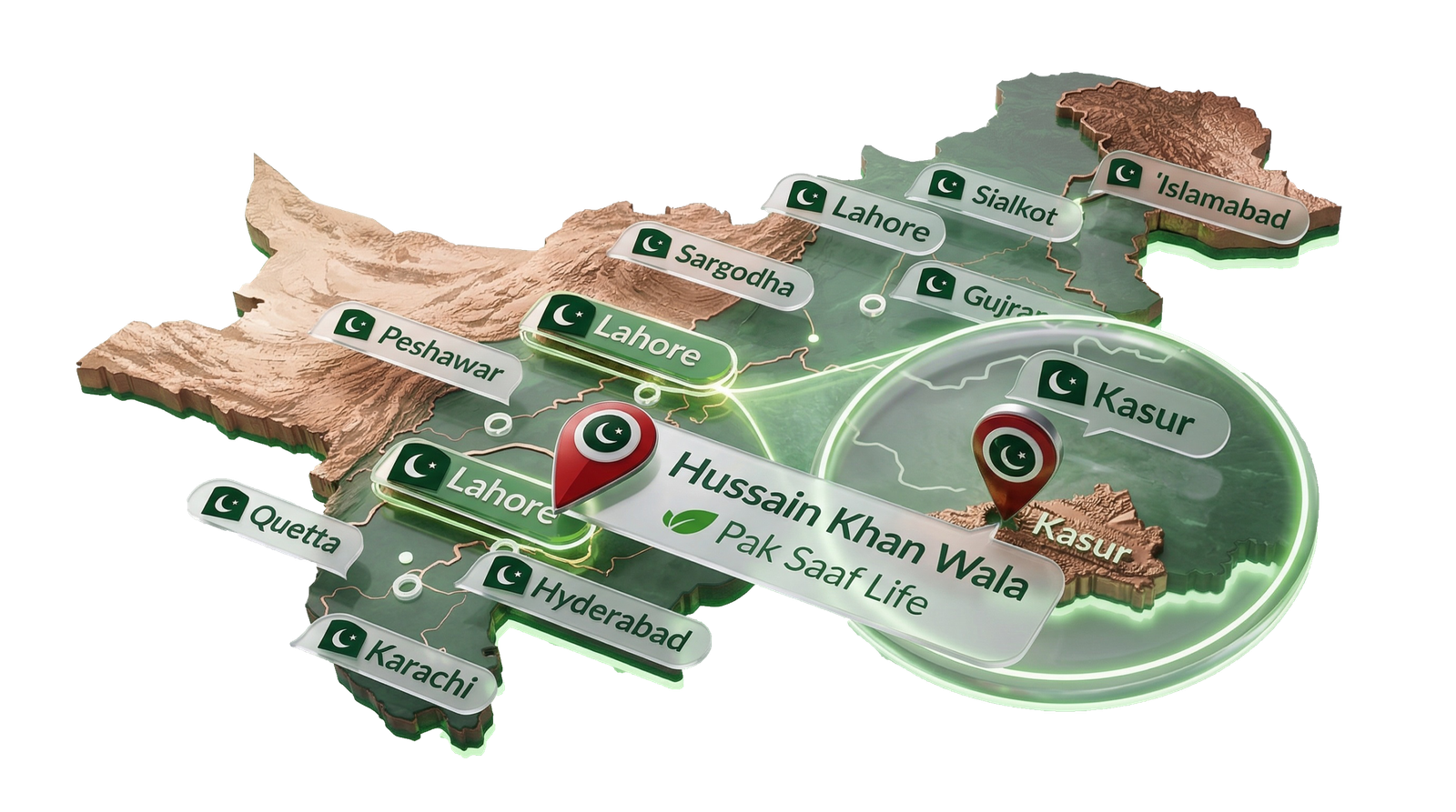 Pak Saaf Life Maps
